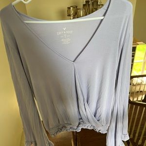 American Eagle Womens M Soft Blouse